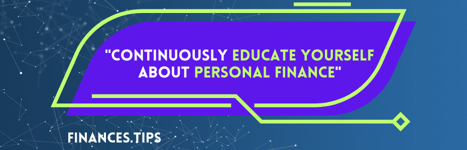 Educate Yourself about Personal Finance